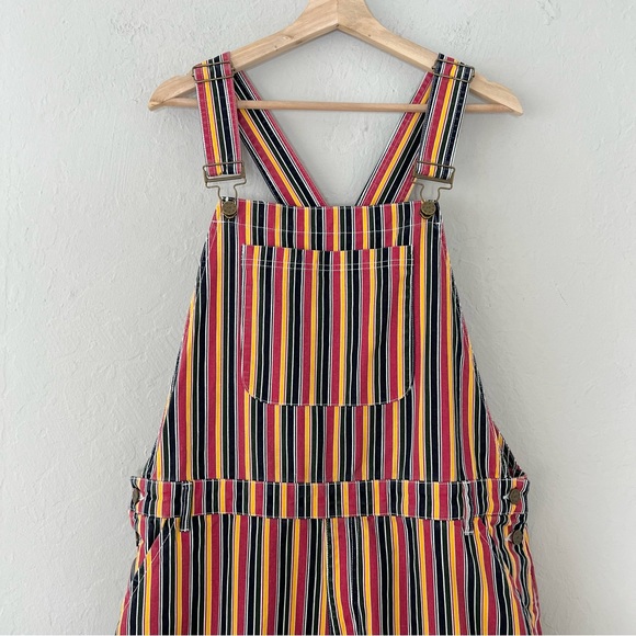 Lazy Oaf Fine Line Striped Straight Leg Dungarees - Picture 4 of 15